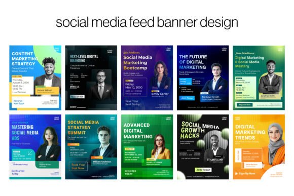 Download Bundles Social Media Feed Design - Feed design Collection
