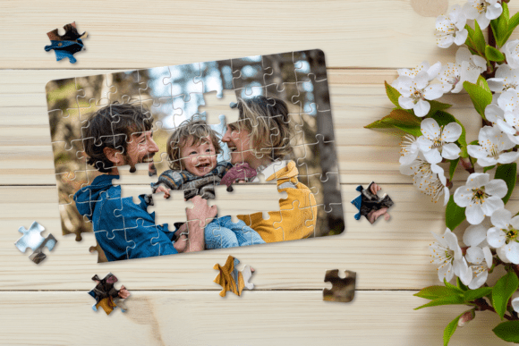Download Jigsaw Puzzle Mockup Template - Mockup Collection