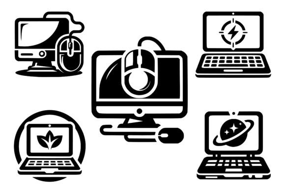 Download Vector Computer Company Logo Illustratio - Premium Resources