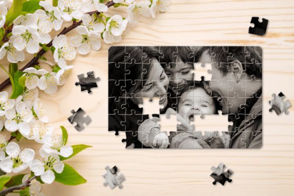 Download Jigsaw Puzzle Mockup Template - Mockup Collection