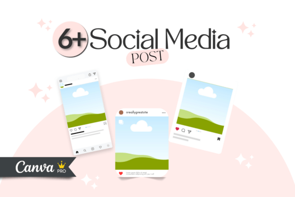 Download Social Media Feed Mockup, Canva Template - Mockup Collection